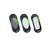 TELESIN Kit de Filtres D'Objectif pour Pocket3 : Filtre CPL + VND1-5 + 1/4 Noir à Diffusion, Accessoires pour Caméra D'Action