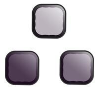 TELESIN – Ensemble filtres objectif cadre alliage pour GoPro 12/Fore11/10/9 ND8/ND16/ND32 CPL