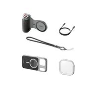 TELESIN Kit de Poignée Magnétique Master Grip pour 17 Pro Pro Max: Support de Caméra Refroidi en Graphène