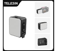TELESIN lumière de remplissage à dégagement rapide Mini lumière de Selfie étanche pour DJI OSMO Action 2 3 4 5pro Mini lumière de Selfie pour caméra d'action