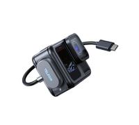 TELESIN Magnetic Waterproof Charging Side Cover Cable KIT for Hero 9 10 11 12 Type-C Charging Cover Port Easy Removable