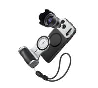 TELESIN Master Grip Téléobjectif 2X pour iPhone 18 Pro, Classic | Portrait 105mm & Téléphoto 200mm, Bokeh Optique Naturel, Recharge Sans Fil 3200mAh, Commandes Reflex & App Reef Color