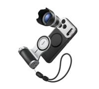 TELESIN Master Grip Téléobjectif 3.5X pour iPhone 18 Pro Max, 400mm | Mise au Point 7m+, Recharge Sans Fil 3200mAh, Poignée Équilibrée, EIS Téléphoto, Commandes Reflex pour Animaux & Sport