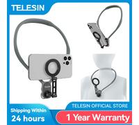 TELESIN Max support de cou magnétique Silicone maintien à dégagement rapide pour Iphone 15 14 13 12 11 10 SAMSUNG HUAWEI XIAOMI accessoires de téléphone Green