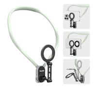 TELESIN° Max Support Magnétique étendu pour Téléphone, Support de Téléphone pour POV/Vlog, Couvre-Cou pour Magnétique Téléphone Portable avec Sangle de Poitrine Anti-Chocs pour iPhone et Android Green