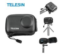 TELESIN Mini Étui de Transport en EVA, Pochette à Fermeture Éclair Semi-Ouverte pour DJI Osmo Action 5 Pro/4/3