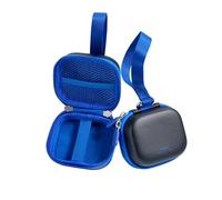 TELESIN Mini étui de transport portable pour caméras GoPro Hero/Ace Pro/DJI OSMO/360, étui de rangement rigide avec EVA absorbant les chocs et doublure douce, prêt à voyager avec sangle, Noir , Bagage