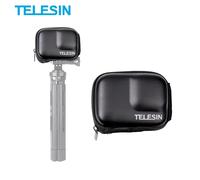 TELESIN-Mini sac de protection de rangement,étui de transport semi-ouvert à dégagement rapide pour GoPro fore9 10 11,accessoires de photographie noirs