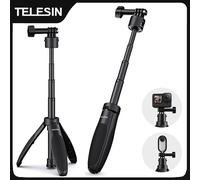TELESIN Mini trépied perche à Selfie à dégagement rapide Portable longueur réglable pour GoPro Insta360 DJI Osmo caméra d'action Quick release