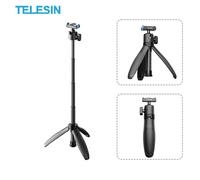 TELESIN Mini trépied perche à Selfie Portable support en alliage d'aluminium à dégagement rapide pour DJI Osmo Action 5Pro/4/3 GoPro