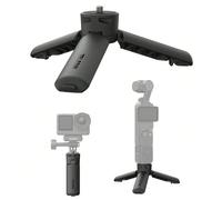 TELESIN Mini Trépied Poignée Compatible avec Osmo Pocket 3/4 Appareil Photo Téléphone Ouverture en Un Clic Support de Bureau Poignée avec Vis 1/4" Compatible avec Action 6 5pro Nano// X5/Téléphone/App