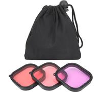 Telesin -Objectif de plongée -Filtre -Kit -Accessoires pour caméra d'action GoPro 9 Correction des couleurs