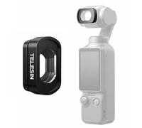 TELESIN Objectif Grand-Angle 112° pour DJI Osmo Pocket 4/3, Objectif en Verre magnétique Multicouche, Champ élargi 0,72x pour vlog et Photographie de Voyage, Accessoire Osmo Pocket 4/3