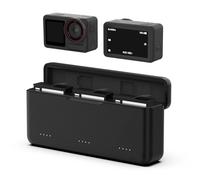 TELESIN Osmo Action 6 5 Pro Chargeur de batterie pour DJI Action 5 Pro, étui de charge rapide USB avec câble de type C, compatible avec la batterie d'origine DJI Osmo Action 5 Pro, triple chargeur de