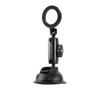 TELESIN° Support Telephone Voiture Magnétique, Porte Telephone pour Pare-Brise de Voiture, 360° Rotation Support Voiture de Tableau de Bord pour Magsafe, Support Telephone Voiture pour iPhone Android