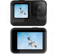 TELESIN Pack de 3 protections d'écran et film d'objectif pour GoPro Hero 9/10/11/12 Noir