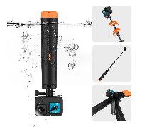 TELESIN Perche à Selfie 4 en 1 Flottante Prise en Main Trépied Etanche Extensible Monopode à Selfie pour GoPro Hero 13, 12, 11, 10, 9, 8, DJI OSMO Action 5 Pro 4 Insta360 Ace Pro 2 et la plupart des c