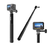 TELESIN Perche à selfie pour caméras d'action 88,9 cm | Pour GoPro Hero 13-5/Max, DJI Osmo, Insta360 & AKASO, perche portable extensible lisse pour voyage, vlogging