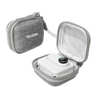 TELESIN Petit étui de Protection pour Insta 360 One R Twin Edition avec caméra d'action Grand Angle 4K, Fermeture éclair Semi-Ouverte, Peut Se connecter avec Une Perche à Selfie