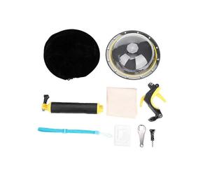 TELESIN Professional Dome Port Waterproof Case Housing for GoPro Hero 5/6/7 Camera