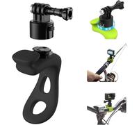 TELESIN S2 Bande flexible à libération rapide à 360° pour guidon de vélo et moto, accessoires de montage pour GoPro 13 12 11 10 8 Insta360 X5 X4 Ace Pro DJI Action 5 Pro Pocket 3