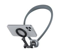 TELESIN SE 2.0 Support de Cou Magnétique pour iPhone et Android, POV | avec sangle de poitrine, support téléphone réglable pour vidéo POV mains libres Pour iPhone 17-13, Samsung et Android