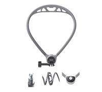 TELESIN SE3 Base Support Cou pour Caméra d'Action POV, Gris | Tour de cou flexible et pliable avec appui large et coussin doux pour filmer en POV avec confort et stabilité.