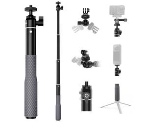 Telesin selfiestick 65cm étanche avec rotule sphérique en aluminium