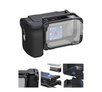 TELESIN Street Grip Kit pour DJI Action 6 avec cage Rabbit en métal | Support de poignée de caméra avec design à bascule | Boîtier en alliage d'aluminium | Emplacement pour carte TF de sauvegarde |