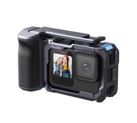 TELESIN Street Grip Kit pour Hero 9-13 | avec Cage Métallique Rabbit | Poignée Grip avec Design à Bascule | Coque en Alliage d’Aluminium | Emplacement Carte TF | Accès Rapide Batterie | Poignée Vlog