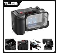 TELESIN StreetGrip Kit pour DJI Action 5pro 4 3 poignée aide télécommande en alliage d'aluminium étui de protection ensemble adaptateur de chaussure froide