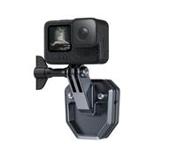 TELESIN Support Aluminium pour Pare-Brise de Moto avec Pince de Fixation Compatible avec Hero 13 12 11 10 9 Insta360 DJI Osmo Action 5 Pro 4 3 2 Accessoires pour Motos et caméras d'action.