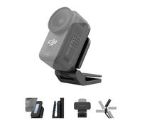 TELESIN Support Clip Magnétique pour DJI Nano, Clip Casquette et Sac à Dos avec Aimant N52 Puissant, Rotation 360°, Angle Réglable 240°, Support POV Mains Libres pour Vlogging, Sport
