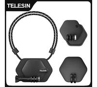 TELESIN-Support de caméra magnétique pour GoPro 12, 11, 10, Action 4, Insta360 Bery, à dégagement rapide