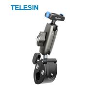 TELESIN Support de guidon de vélo pour DJI Action 5 Pro/4/3 | Design magnétique | Convient pour guidon de 9 à 38 mm pour vélo/moto
