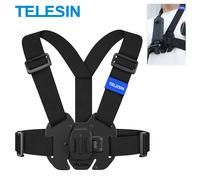 TELESIN support de sangle de poitrine support de ceinture de gilet pour GoPro Hero 13 12 11 10 9 8 7 6 5 Insta360 DJI accessoires de caméra d'action