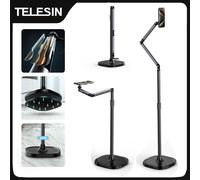 TELESIN support de sol magnétique pour téléphone portable support de tablette de diffusion en direct en porte-à-faux support de levage support universel pour téléphone portable Phone Floor Stand