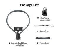 TELESIN-Support de téléphone POV rotatif à 360 °,clip de cou pour iPhone 15 14 13 12 11 10 SAMSUNG HUAWEI XIAOMI,accessoires de téléphone - Type With Phone Remote #A