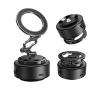 TELESIN Support Magnétique Électrique [Flexible 3 Axes] 105N 360° D'aspiration Ajustable pour MagSafe et Tous Les Téléphones, pour Voiture, Miroir