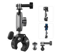 TELESIN Support Moto/Vélo pour Caméra d'action avec Rotation à 360°