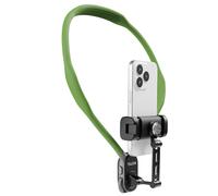 Telesin support smartphone pour cou avec pince métallique - vert