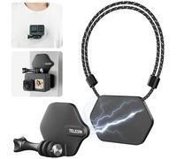 TELESIN Support Snap Magnétique Poitrine pour Caméra d'action | Fixation Rapide, Pour GoPro Hero 13-5, Insta360, DJI Osmo Action, fixation magnétique rapide pour prises de vue POV et vlog