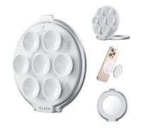 TELESIN° Support Telephone Ventouse Magnétique, Compatible avec Magsafe, Support Magnétique à Ventouse pour Téléphone avec Miroir pour iPhone Androïde, pour Mur, Voiture, Salle de Bain, Selfies, Gym