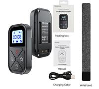 TELESIN-Télécommande Bluetooth T10,pour GoPro fore11 10 9 8Max,avec bracelet,80m,télécommande intelligente sans fil - 2PC-E548364