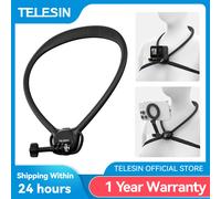 TELESIN téléphone caméra d'action 2 en 1 support de cou pour GoPro Insta360 DJI OSMO Action caméra d'action universelle accessoires de téléphone