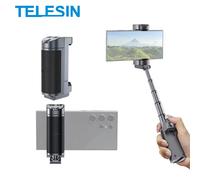 TELESIN téléphone caméra multi-fonction Selfie poignée Bluetooth support de téléphone Selfie bâton télécommande adaptateur poignée poignée support Poignée pour selfie