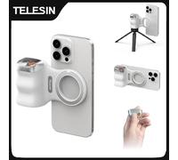 TELESIN téléphone magnétique caméra tirer poignée support pour téléphone aide au tir poignée de télécommande pour Iphone HUAWEI SAMSUNG téléphone Magsafe Hand Grip