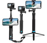 TELESIN Trépied pour TéLéphone, 90 CM Perche à Selfie Télescopique étanche