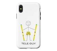 Téléski Amusant pour Homme, Skieur télémark pour garçons Coque pour iPhone X/XS