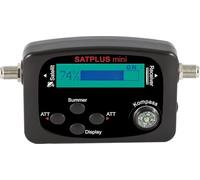 Telestar 5401202 Satplus mini Satfinder (LCD Display, Kompass, Dämpfungseinstellung, akustisches Signal) schwarz